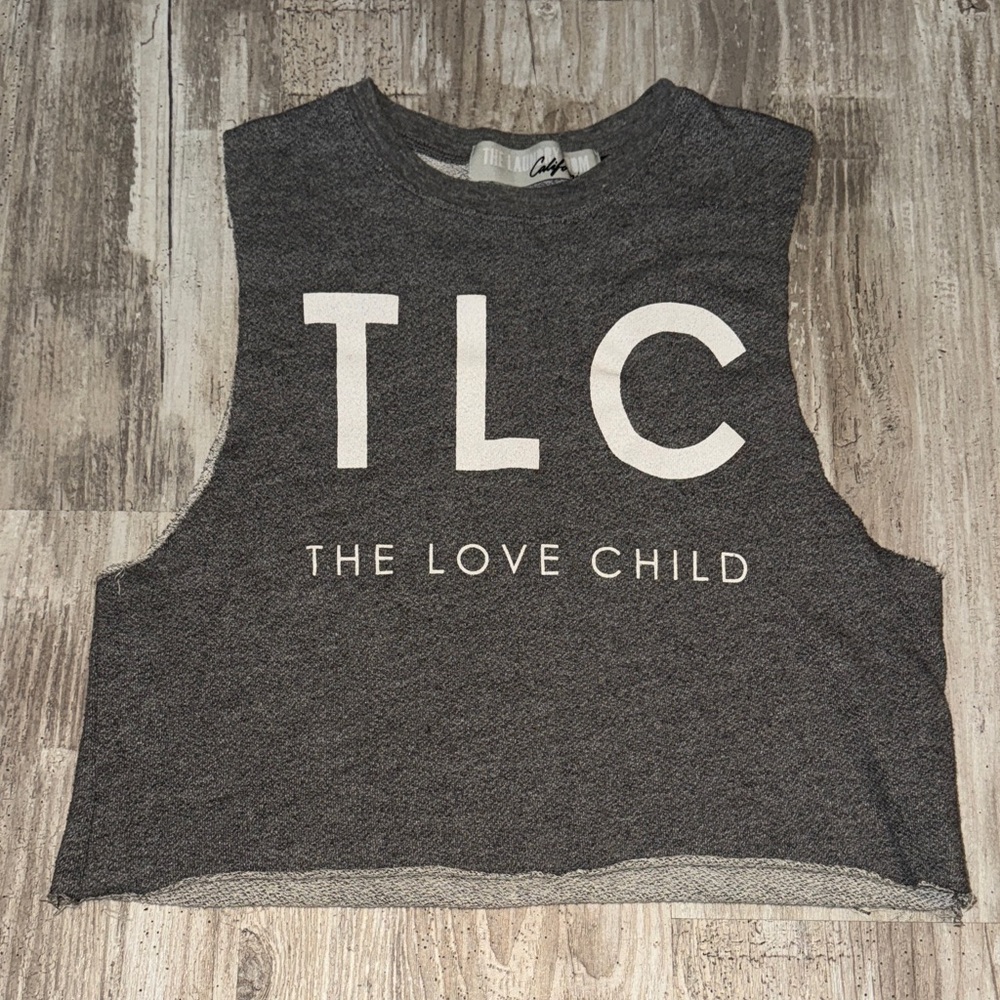 The Laundry Room Charcoal Cut Off Crop One Size